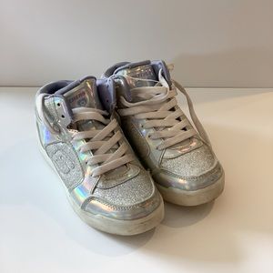 Skechers -Energy Lights - silver/ purple